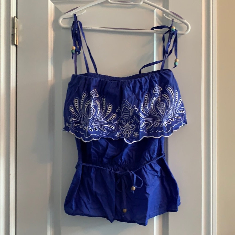 Lovely Girl Blue Tank